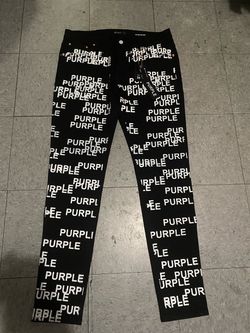 Purple jeans