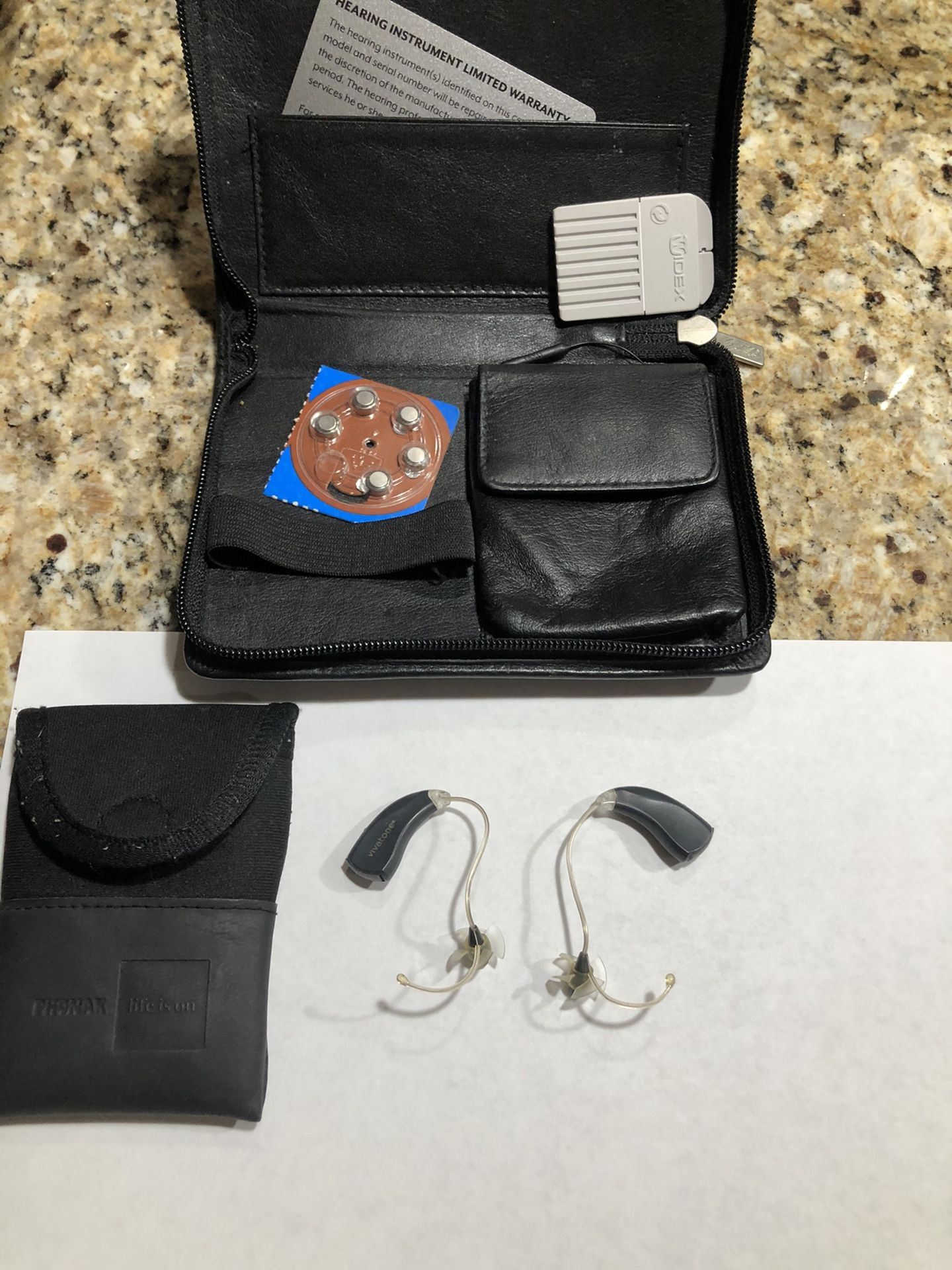 VIVATONE EP450 HEARING AID Comes With Leather Case