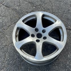 One Infiniti G35 17-inch front wheel, 5 on 4.5 lugs, fits Nissan and more