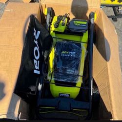 RYOBI 40V HP Brushless 20 in. Cordless Battery Walk Behind Push Mower with 6.0 Ah Battery and Charger