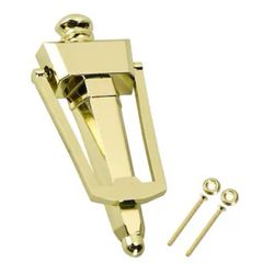 New Reliabilt Polished Brass Traditional Door Knocker 7-1/4" Engravable (contact info removed) 