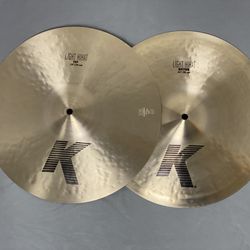 Zildjian 15” K Light Hi Hat Cymbals