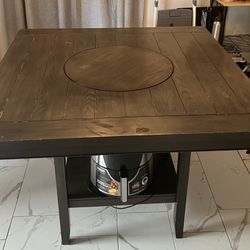Square High Dining Table