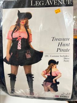 Treasure Hunt Sexy Plus Size Pirate Costume