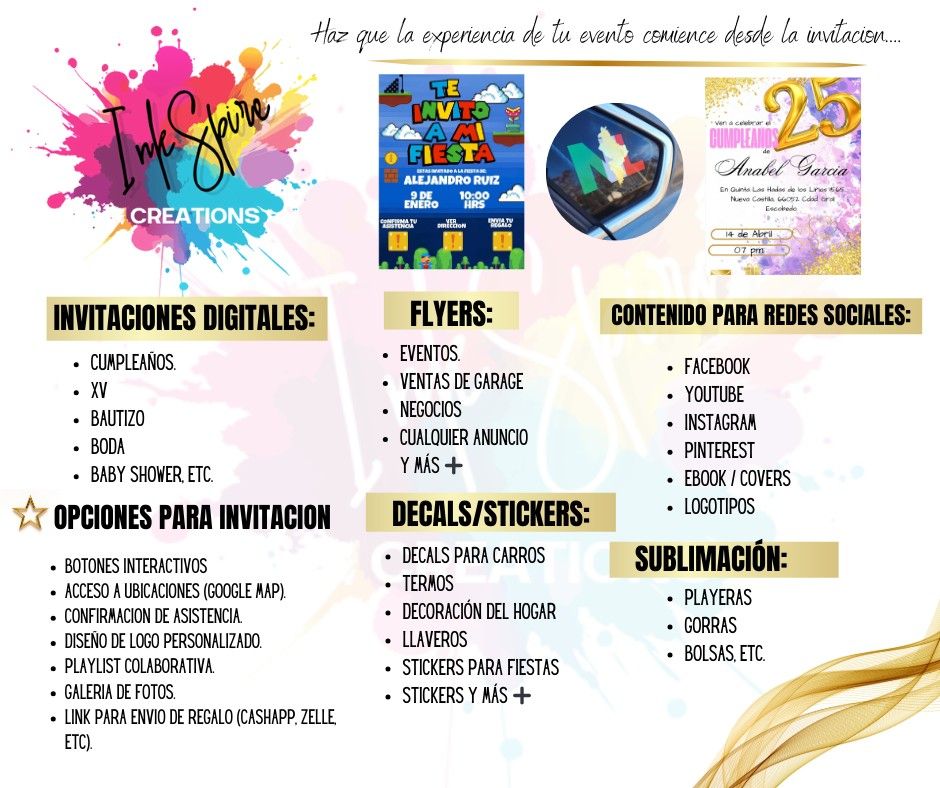 DIGITAL INVITATION / DECALS