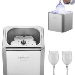 VEVOR Glass Froster Chiller, CO2 Beer Glass Froster, 8-10 Seconds/Cup with LED Light, Instant Glass Chiller for Wine, Cocktail, Champagne, Mixed Drink