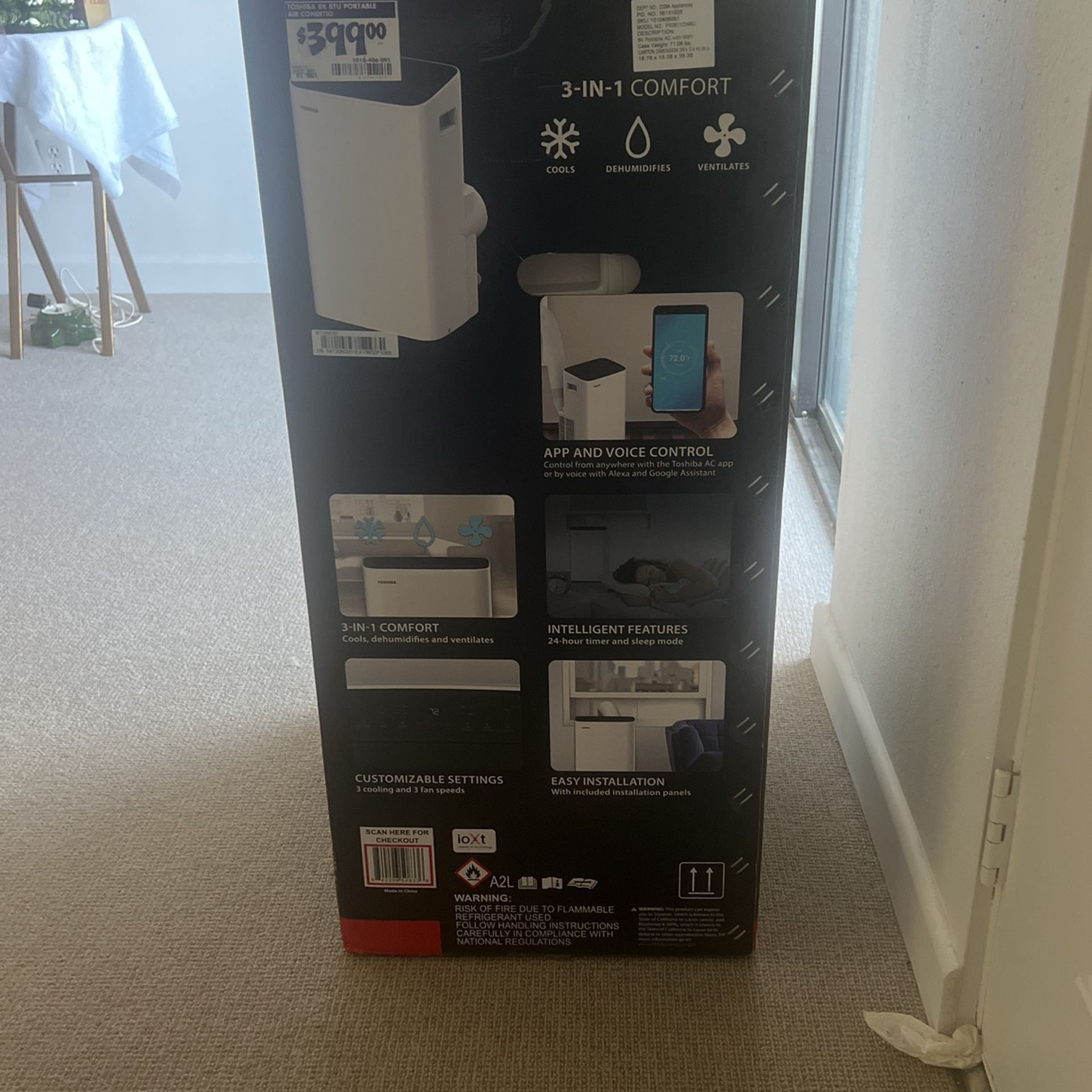 Toshiba Smart Portable Air Conditioner