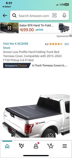 XCOVER  Truck Bed Cover Low Profile  Hard Cover