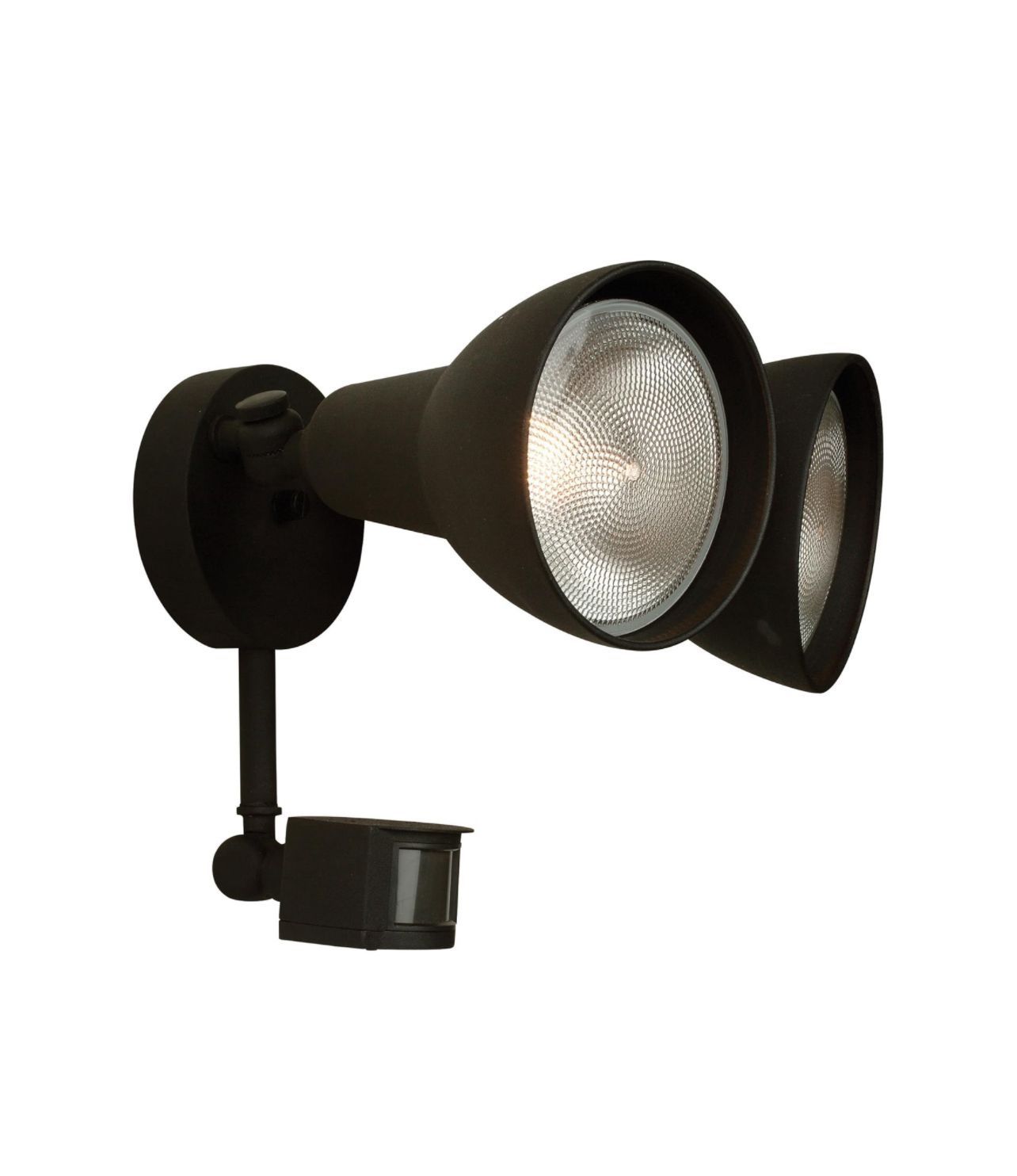 Craftmade Z402PM-TB Outdoor Flood with Motion Sensor, 2-Light, 200 Watts, Textured Matte Black (BULBS NOT INCLUDED)  4098  $75  2lb  16”x8”x10”