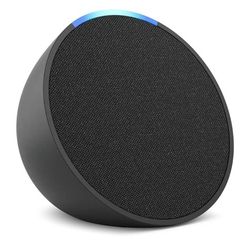 Amazon - Echo Pop (1st Generation) Smart Speaker with Alexa - Charcoal 