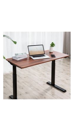 Insignia™m - Adjustable Standing Desk with Electronic Control - 47.2" - Mahogany