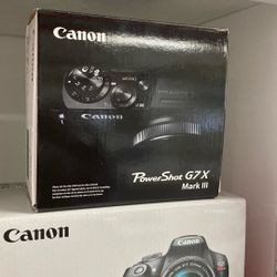 Canon PowerShot G7X Mark III 