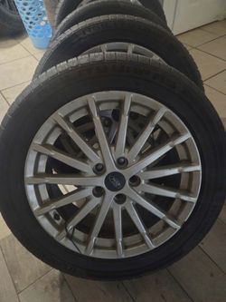 225/50/r17 tire and wheels 5x108 (ford focus and max)