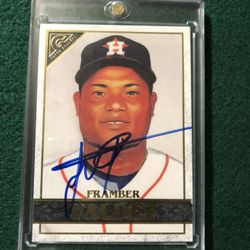 Framber Valdez Auto Topps Gallery