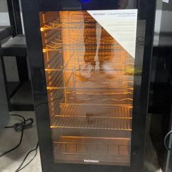 Wine Enthusiast 33-Bottle Wine Refrigerator w/ Upright Bottle Storage