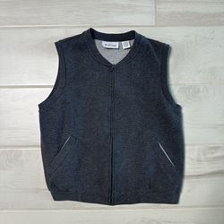 Westbound Gray Women’s vest Pockets Zipper Size M / 8-10