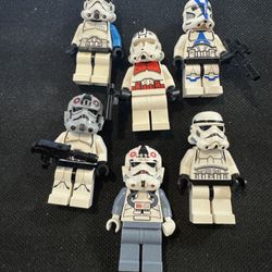 LEGO Star Wars stormtrooper Clone First Order mini Figures lot