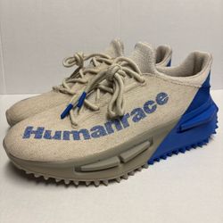 Adidas NMD S1 MAHBS Humanrace Low Top Shoes Men’s Size 12 Beige/Blue Sneakers