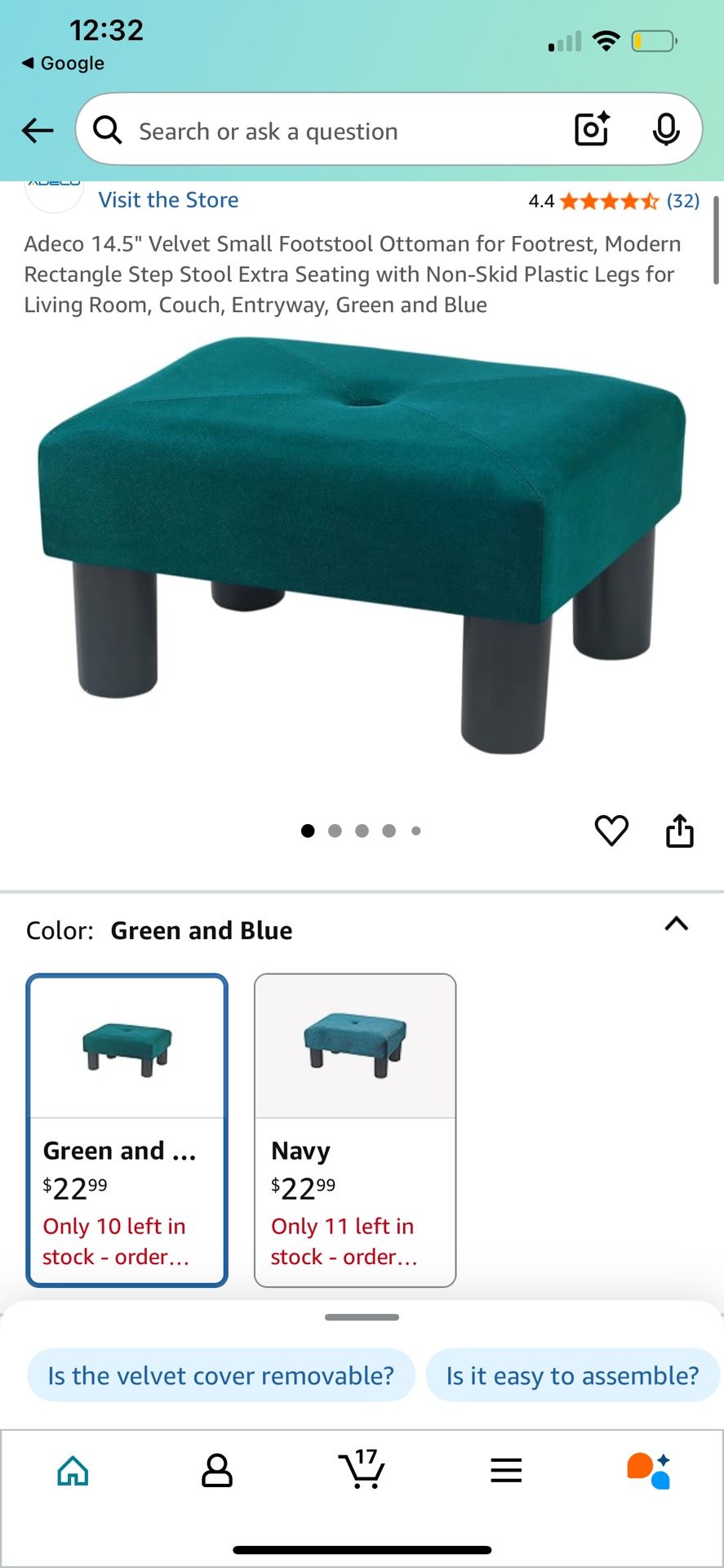 Foot Rest Stool