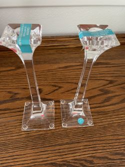 Tiffany Crystal Candlesticks
