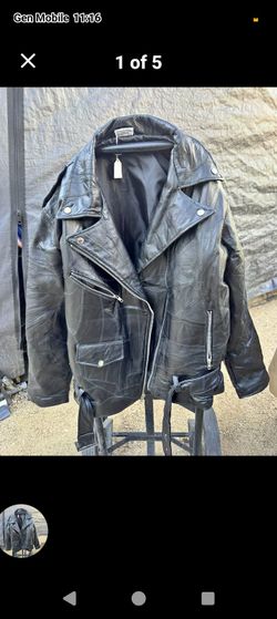 Black Leather Moto Jacket