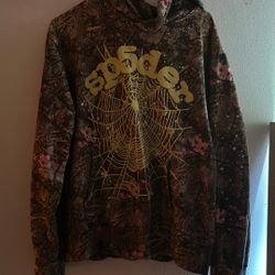 Sp5der Camo Hoodie M