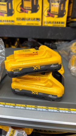 Dewalt 4.0 amp power pack battery $75 each battery