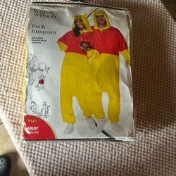 winnie the pooh men jumpsuit costume