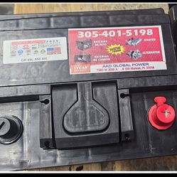 Group-99L, new car battery, 1 year warranty 