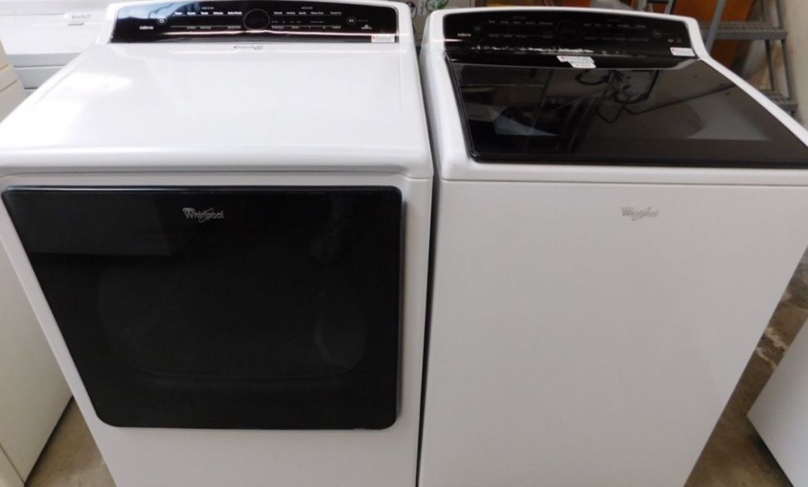 Whirlpool Washer And Dryer Set Mega Capacity
