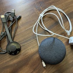 Google Chromecast & Google Home Mini
