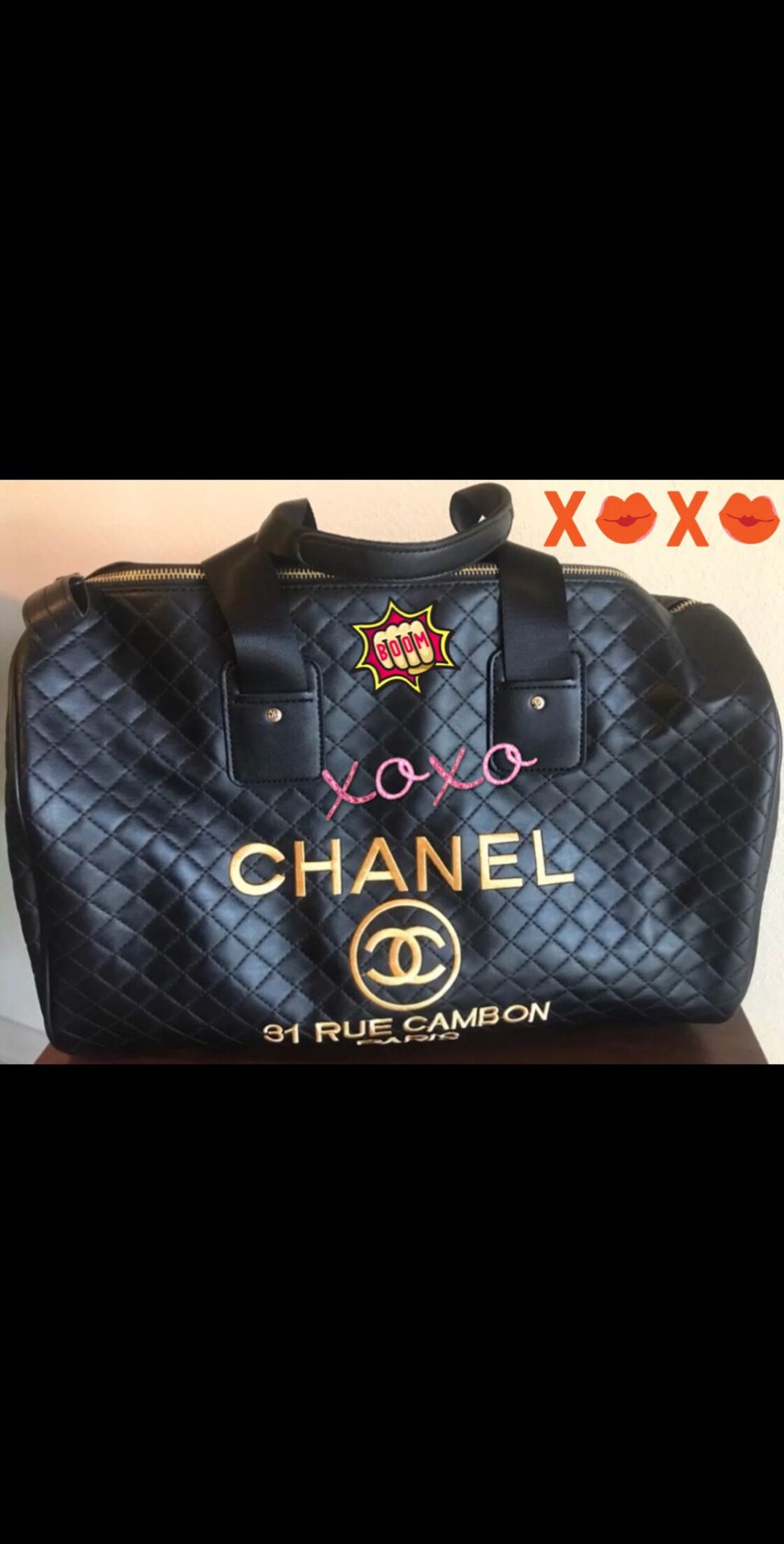 **AUTHENTIC Chanel VIP Precision gift Duffel Cambon Quilted Black.. for  Sale in ELEVEN MILE, AZ - OfferUp