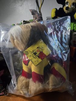 Vintage Mighty Dog Plush 80s New Sealed. 