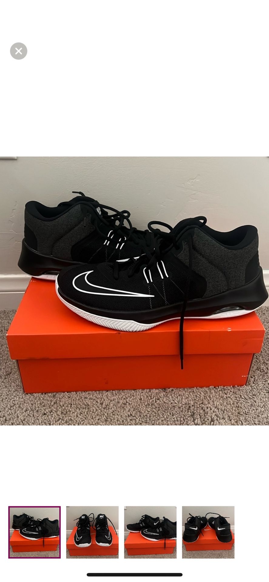 Nike Air Versitile ll Men’s 9 Black/Grey