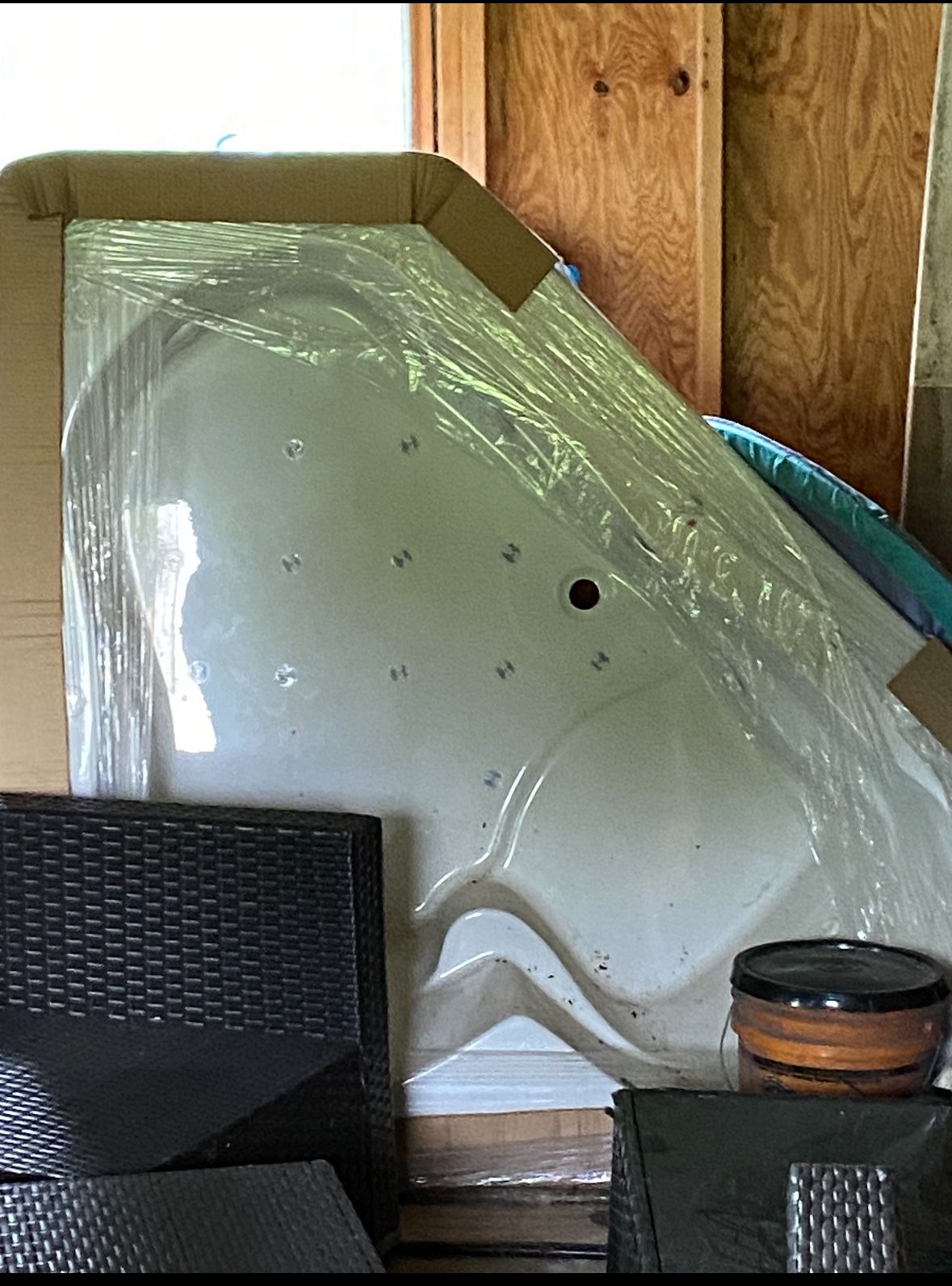 Brand New Never Used Corner Jacuzzi Tub