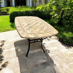 Mosaic table heavy 64x42 (delivery available) marble