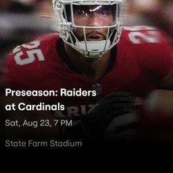 Arizona Cardinals VS Las Vegas Raiders