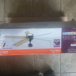 Smart Indoor Ceiling Fan                                          Black Matte, Remote control, Alexa enabled,  Adjustable White Light