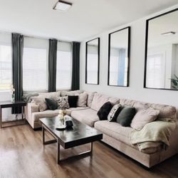 Wide Seat Sectional- Ashely Furniture’s Rawcliffe Collection 