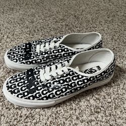 CDG X Vans 2018 White Heel Tab size 8.5