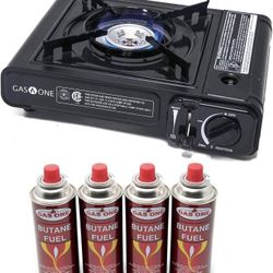 Estufa Con Gas Muevo Portátil 