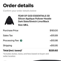 ESSENTIALS Hoodie
