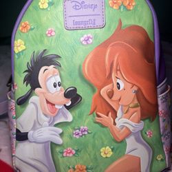 Loungefly Disney A Goofy Movie Max & Roxanne Flowers Mini Backpack