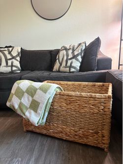 Wicker large basket
