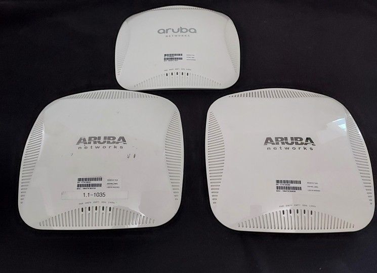Aruba Networks AP-225 US Wireless Access Point APIN0225 Wi-Fi WLAN Lot of 3