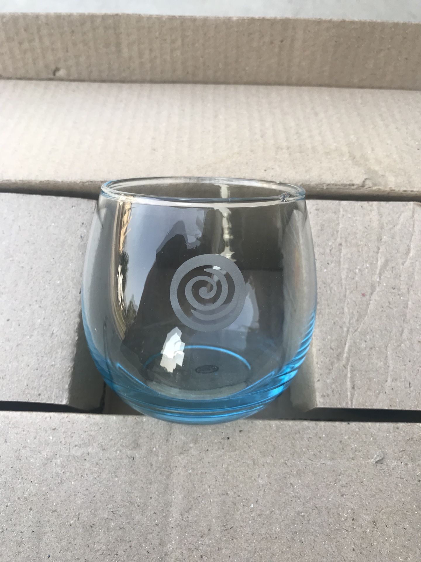 52 Blue votive/martini glass