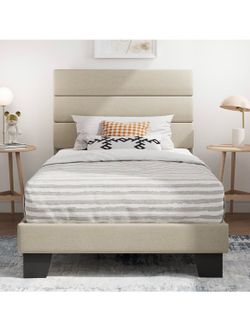 Twin size bedframe & matress