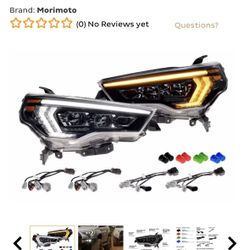 Toyota 4Runner Morimoto XB EVO Headlights + XB Taillights (SMOKED) + XB EVO Superchargers