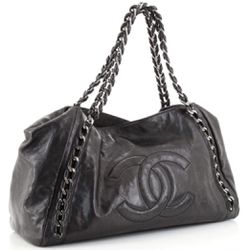 Chanel Large East West Tote Calfskin Bag