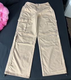 Y2K Streetwear Wide Leg Parachute Cargo Pants